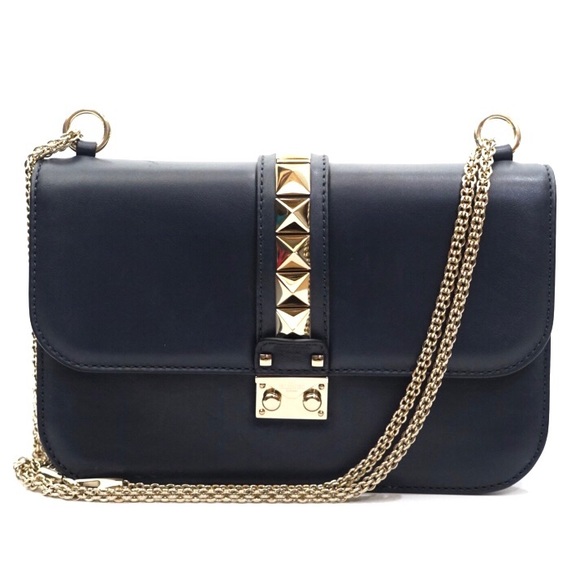 Valentino Handbags - Valentino Glam Lock Rockstud Flap Chain Bag
